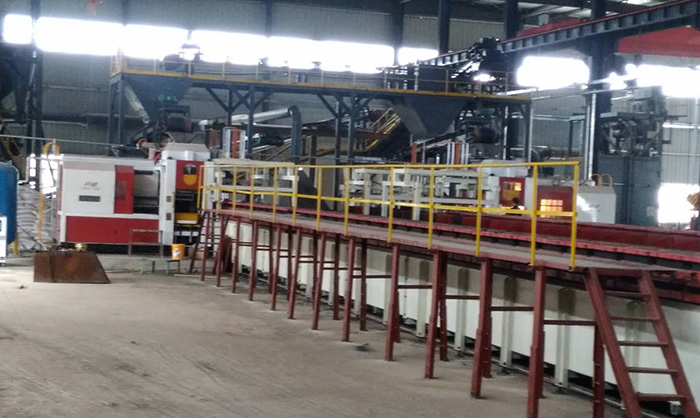 Yatay kutusuz otomatik kalıplama makinesinin sınıflandırılması
